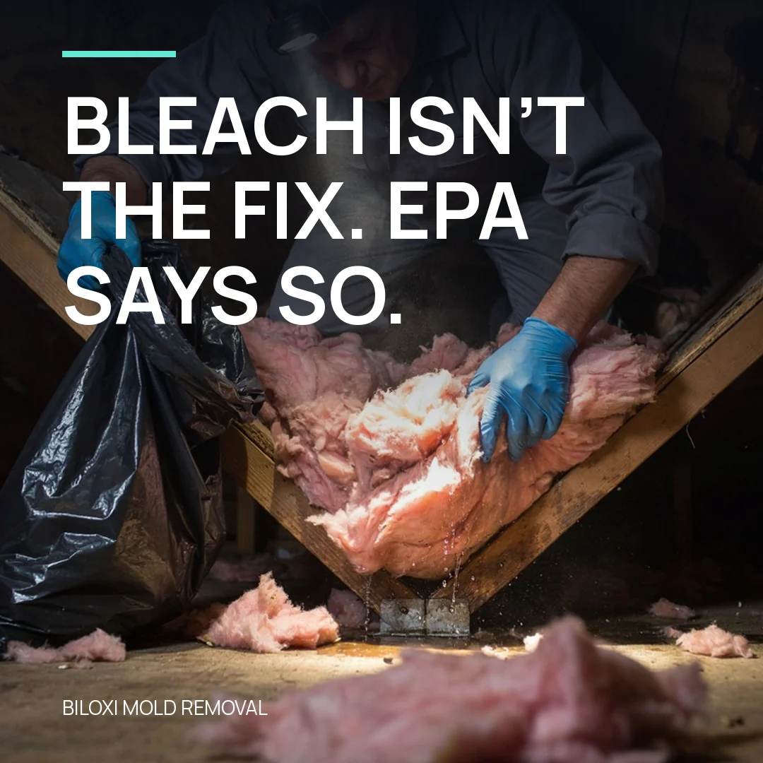 Bleach isn’t the fix. EPA says so.